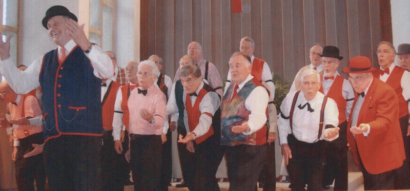 Chorus in historic dress